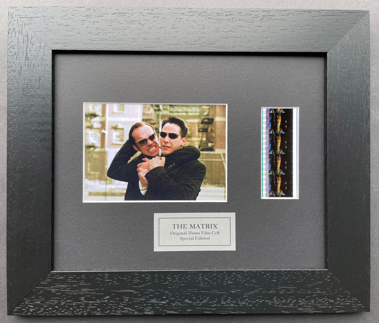 THE MATRIX 1999 Original 35mm Film Cells set within a Quality Wood Frame + COA