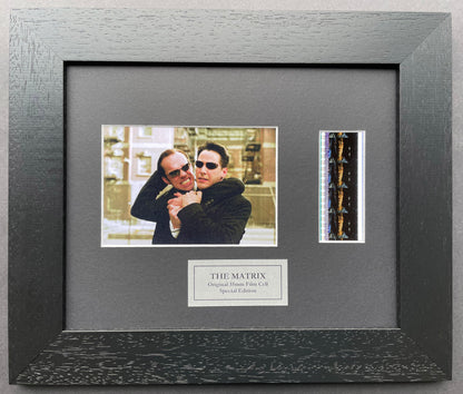 THE MATRIX 1999 Original 35mm Film Cells set within a Quality Wood Frame + COA