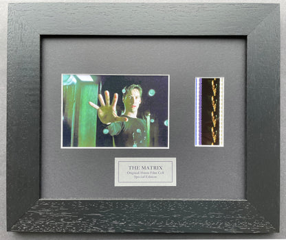 THE MATRIX (1999) Original 35mm Film Cells set within a Quality Wood Frame + COA