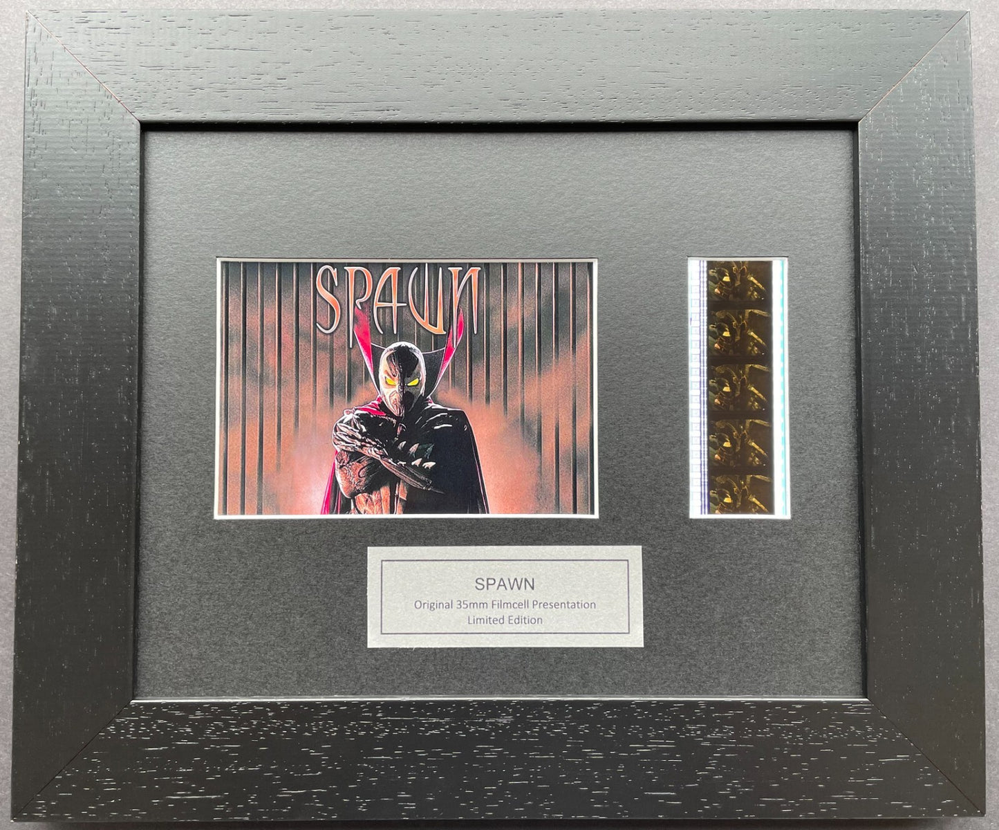 SPAWN (1997) Original 35mm film cells set within a Quality Wood Frame + COA