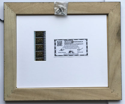 GLADIATOR 2002 Original 35mm Film Cells set within Quality Wood Frame + COA