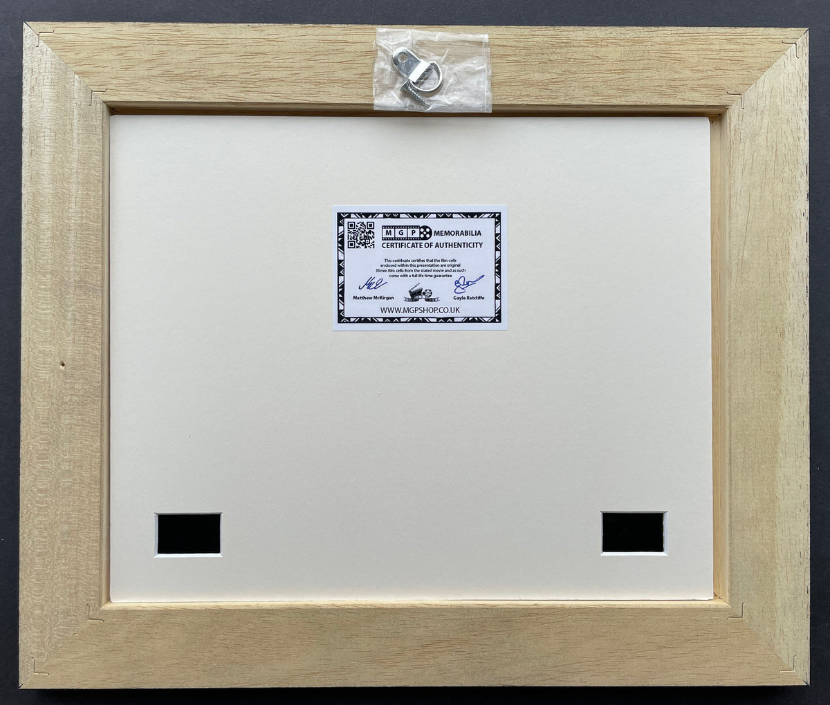 BATMAN 1966 Original 35mm film cells set within Quality Wood Frame + COA