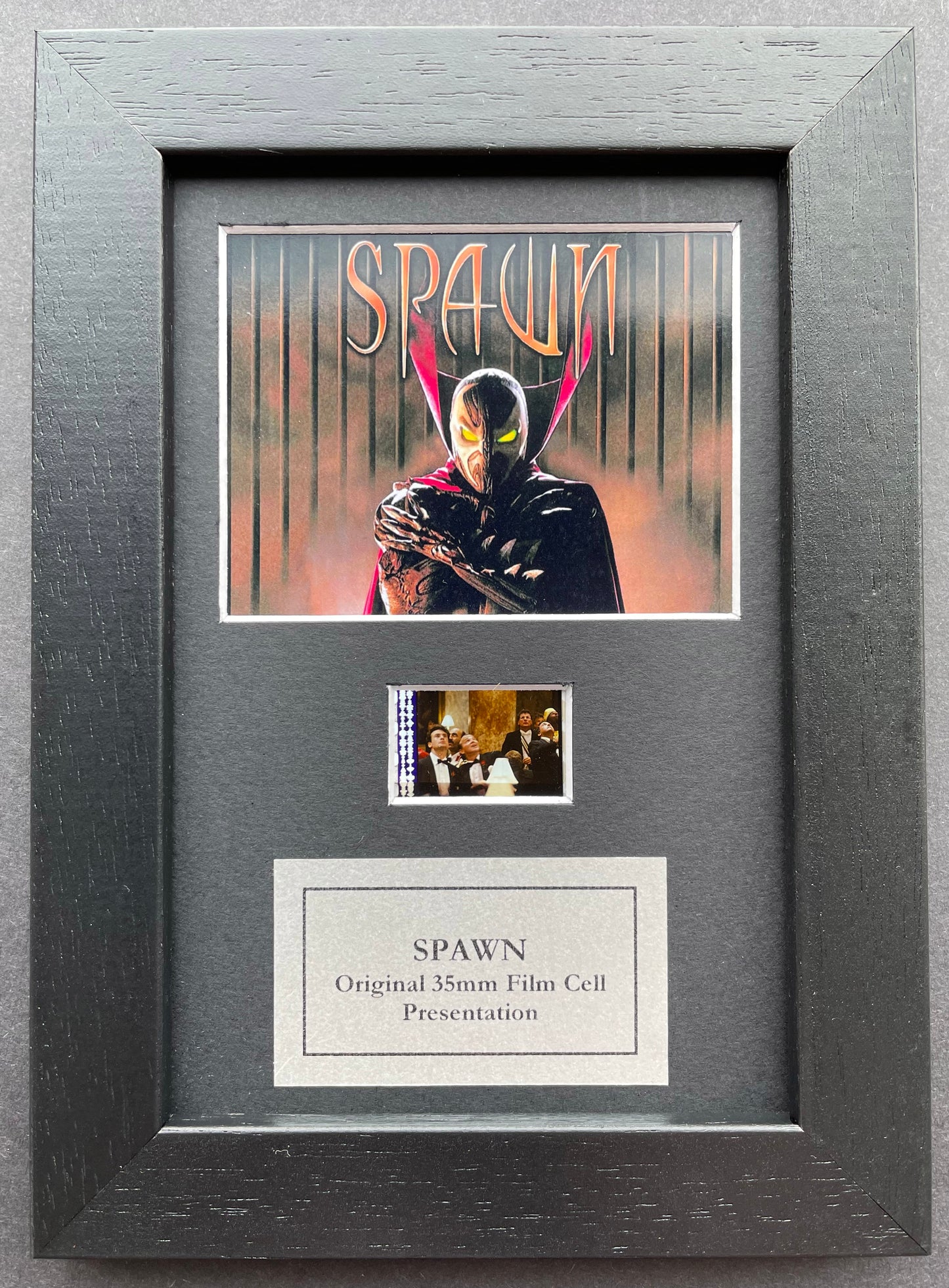 SPAWN (1997) Original Mini 35mm film cells set within a Quality Wood Frame + COA