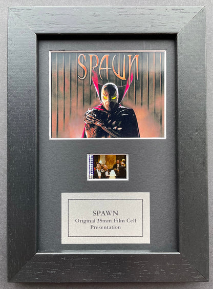 SPAWN (1997) Original Mini 35mm film cells set within a Quality Wood Frame + COA