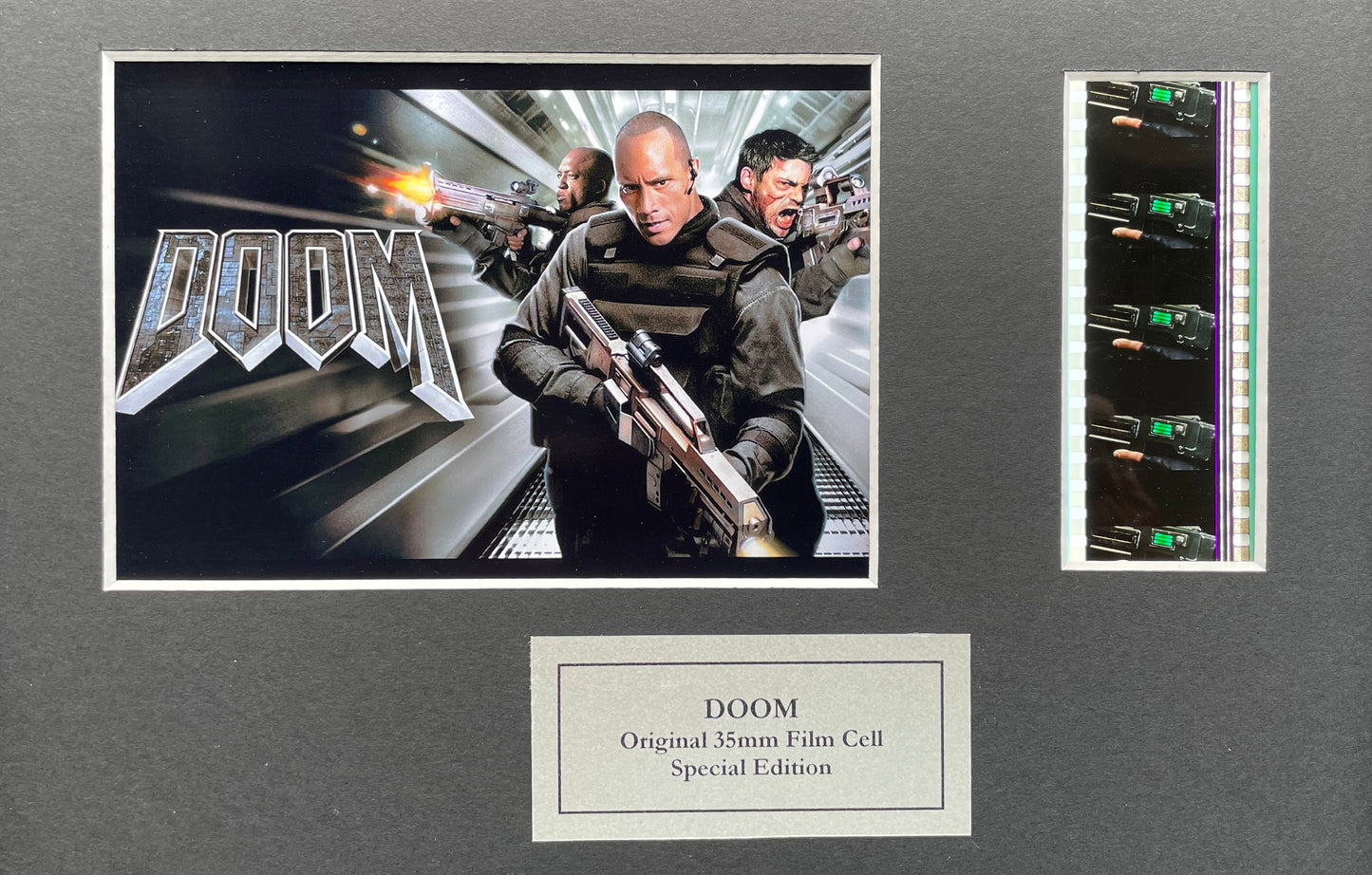 DOOM of 2005 Original 35mm Film Cells set within Quality Wood Frame + COA