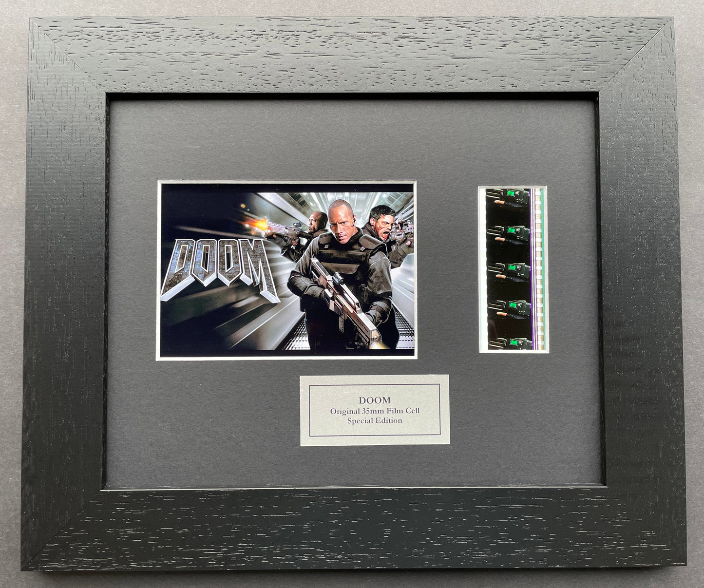 DOOM of 2005 Original 35mm Film Cells set within Quality Wood Frame + COA