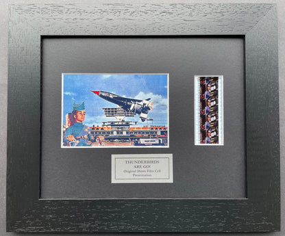 THUNDERBIRDS ARE GO Original 35mm Film Cells set within Quality Wood Frame v2