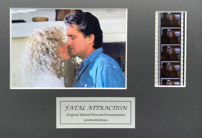 FATAL ATTRACTION Original 35mm Film Cells set within Quality Wood Frame + COA v1