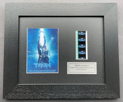 TRON LEGACY 2010  Original 35mm Film Cells set within Quality Wood Frame + COA
