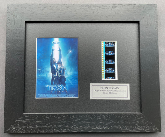 TRON LEGACY 2010  Original 35mm Film Cells set within Quality Wood Frame + COA