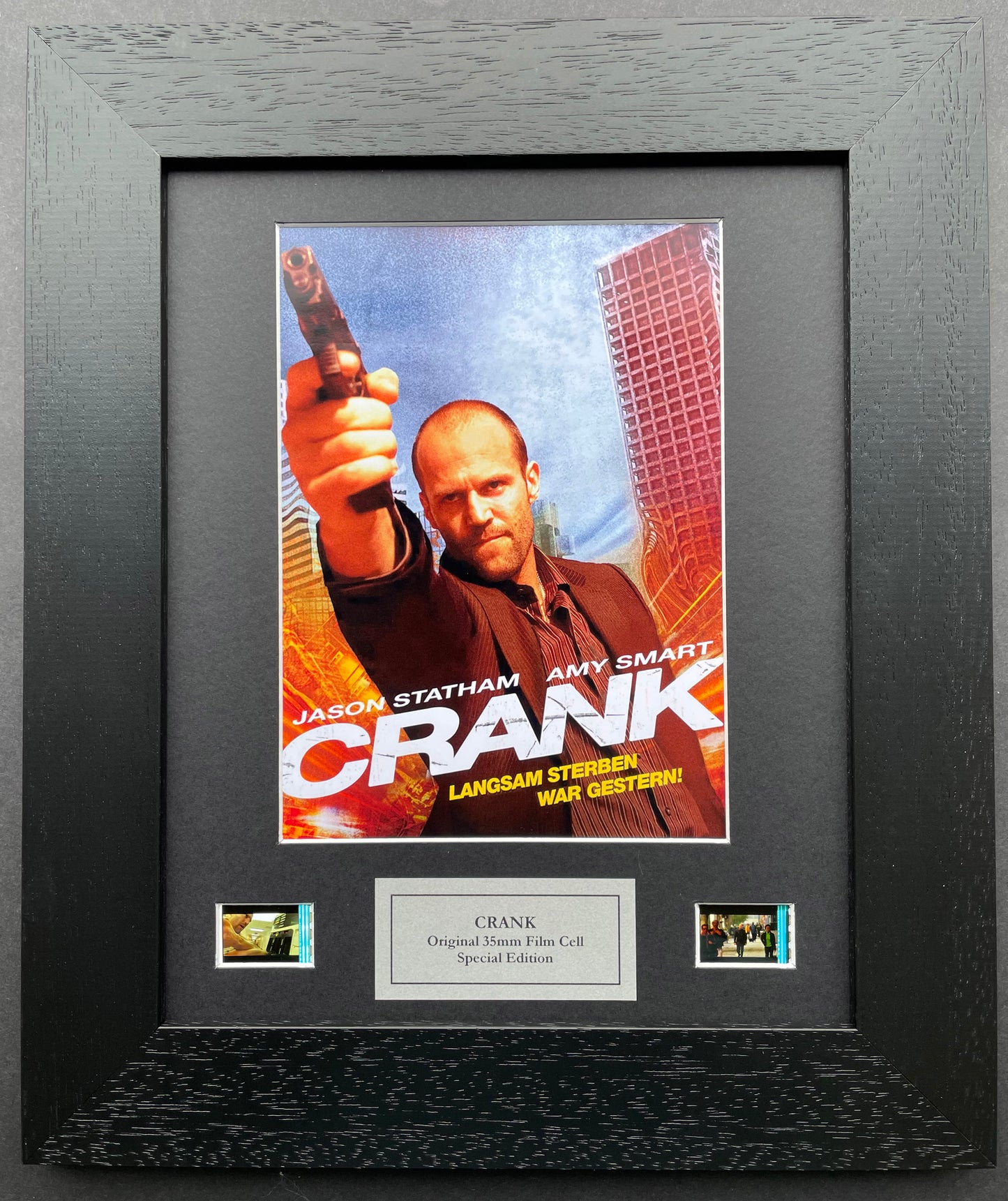 CRANK of 2006 Original 35mm Film Cells set within Quality Wood Frame + COA
