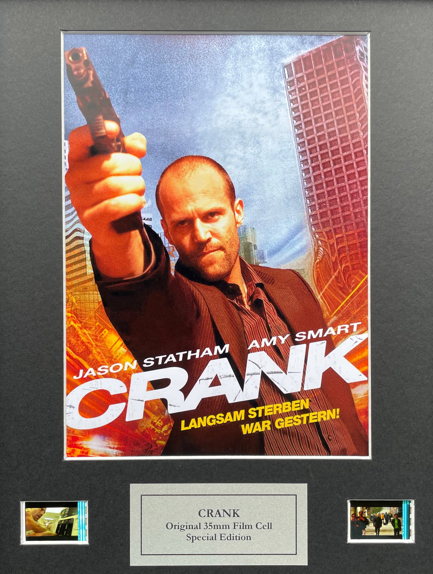 CRANK of 2006 Original 35mm Film Cells set within Quality Wood Frame + COA