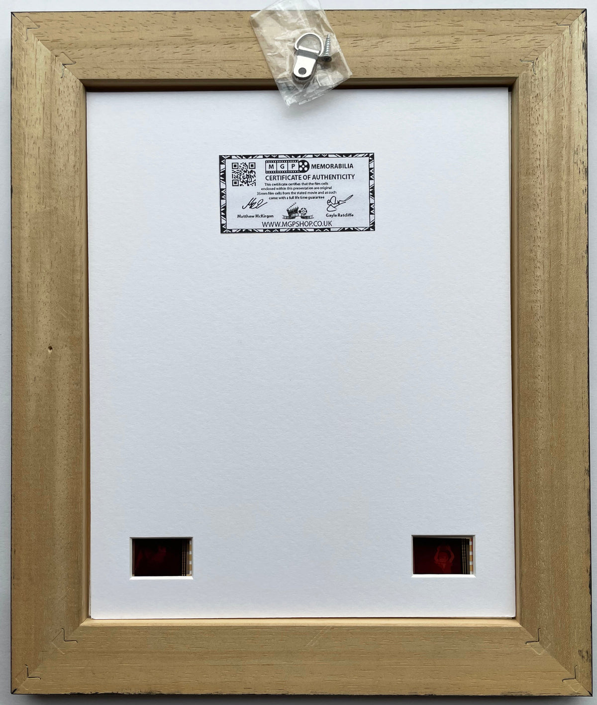 MICKEY MOUSE Original 35mm Film Cells set within Quality Wood Frame + COA