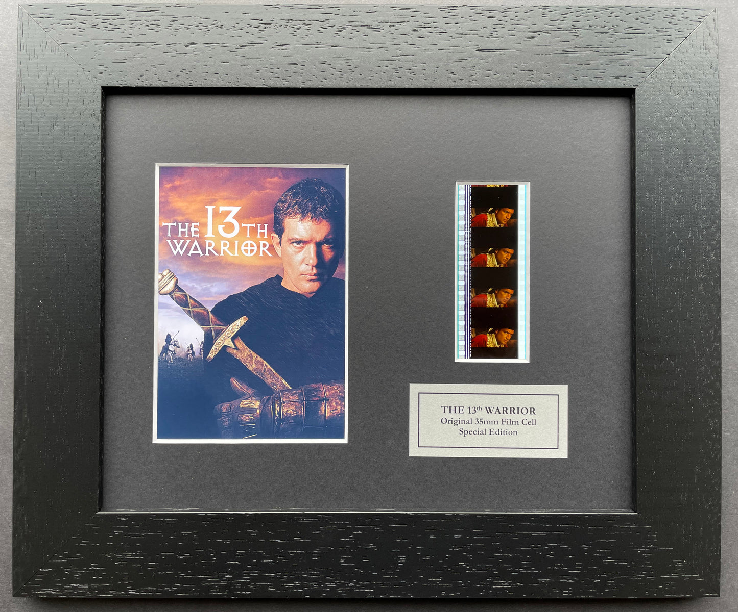 THE 13th WARRIOR Original 35mm Film Cells set within Quality Wood Frame + COA