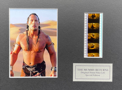 THE MUMMY RETURNS Original 35mm Film Cells set within Quality Wood Frame + COA