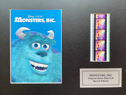 Monsters Inc (2001) Original 35mm Film Cells set in Quality Wood Frame + COA v2