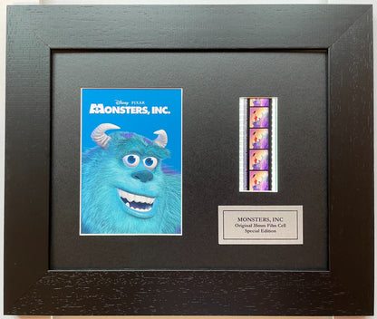 Monsters Inc (2001) Original 35mm Film Cells set in Quality Wood Frame + COA v2