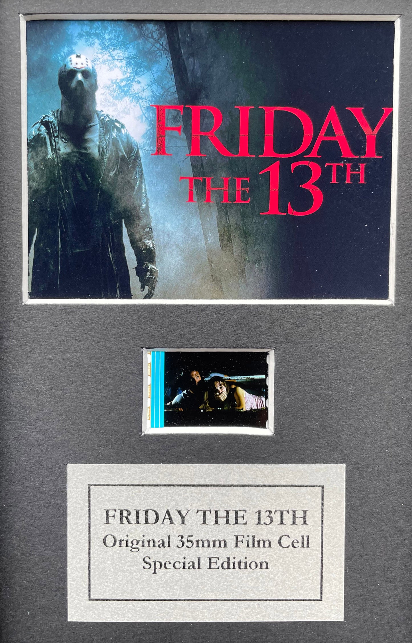 FRIDAY The 13TH 2009 Original Mini 35mm Film Cells set within Quality Wood Frame