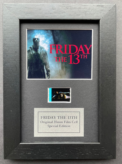 FRIDAY The 13TH 2009 Original Mini 35mm Film Cells set within Quality Wood Frame