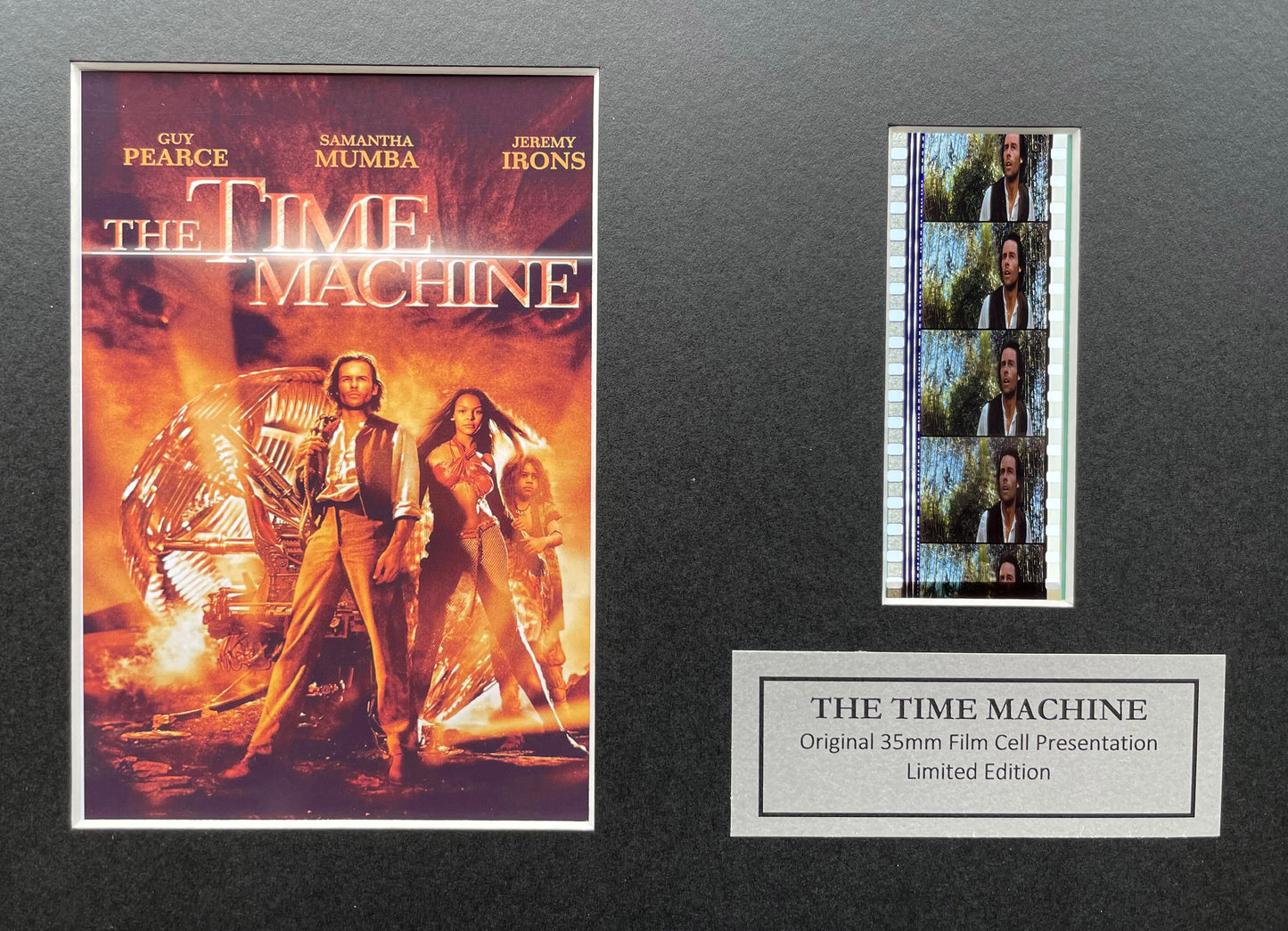 THE TIME MACHINE of 2002 (Guy Pearce) Original 35mm film Cell Memorabilia v2