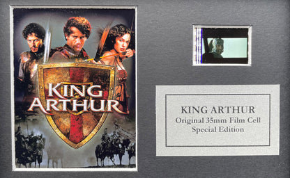KING ARTHUR 2004 Original Mini 35mm Film Cells set within Quality Wood Frame