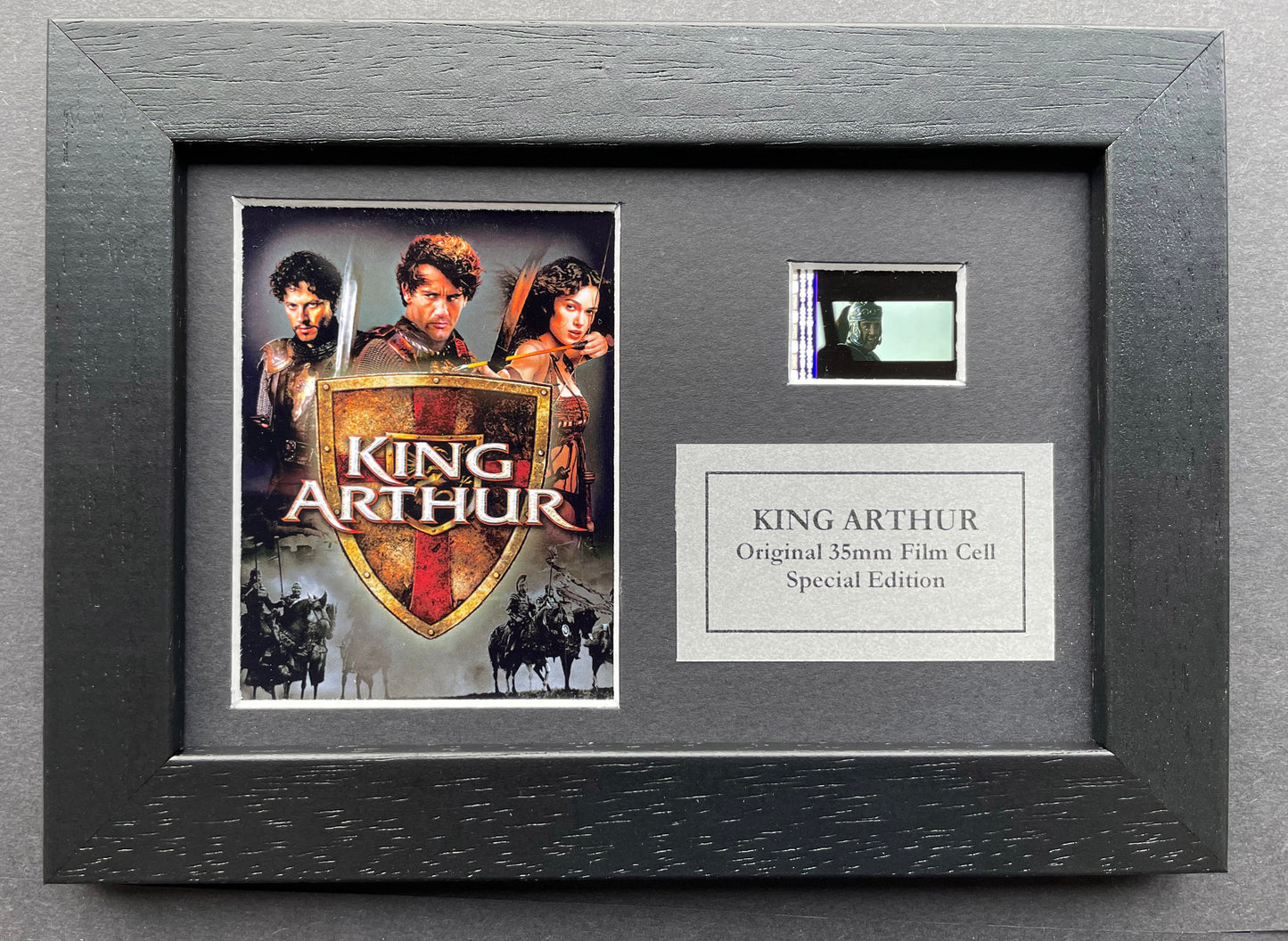 KING ARTHUR 2004 Original Mini 35mm Film Cells set within Quality Wood Frame