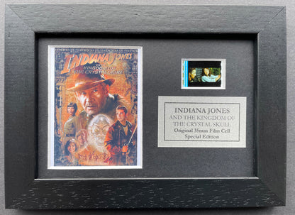 INDIANA JONES (Crystal Skull) Original Mini 35mm Film Cell in Quality Wood Frame