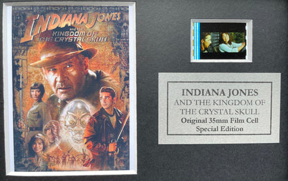INDIANA JONES (Crystal Skull) Original Mini 35mm Film Cell in Quality Wood Frame