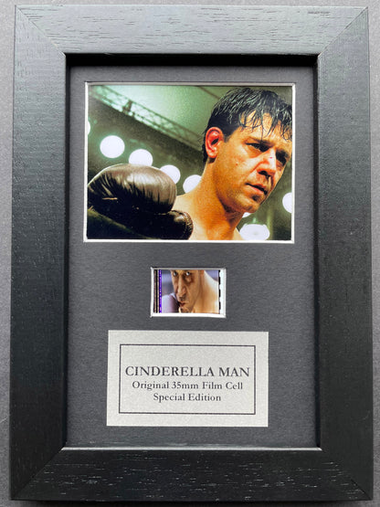 CINDERELLA MAN 2005 Original Mini 35mm Film Cells set within Quality Wood Frame