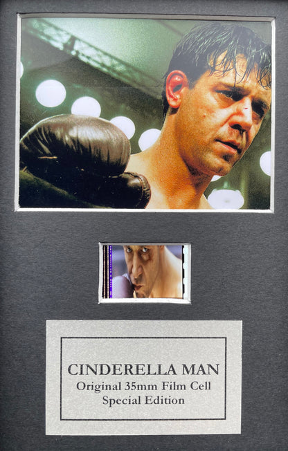 CINDERELLA MAN 2005 Original Mini 35mm Film Cells set within Quality Wood Frame