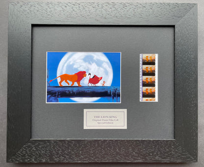 THE 'LION KING' film Original 35mm Film Cells set in Quality Wood Frame + COA v3