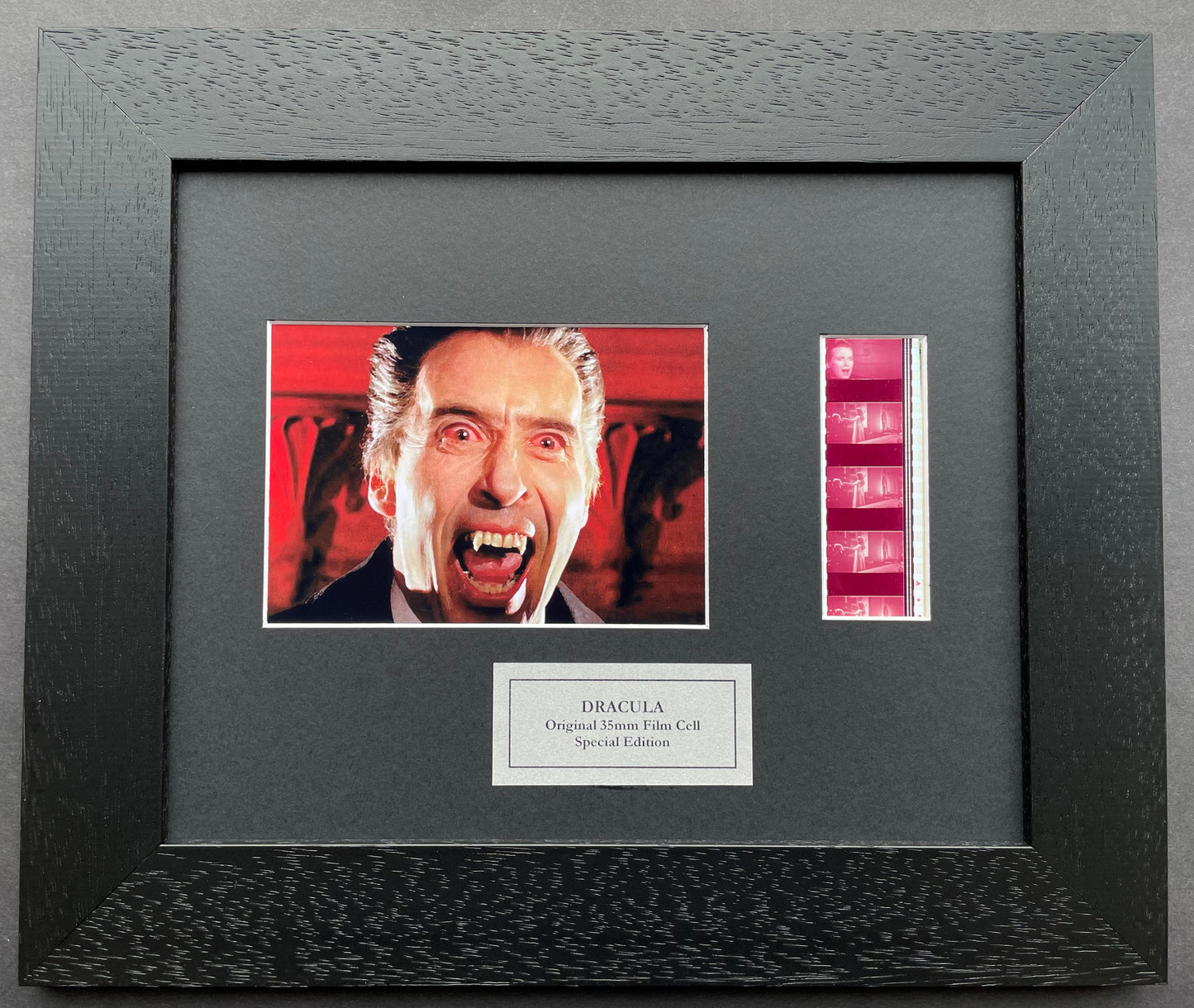 DRACULA Original RARE 35mm Film Cells set within Quality Wood Frame + COA