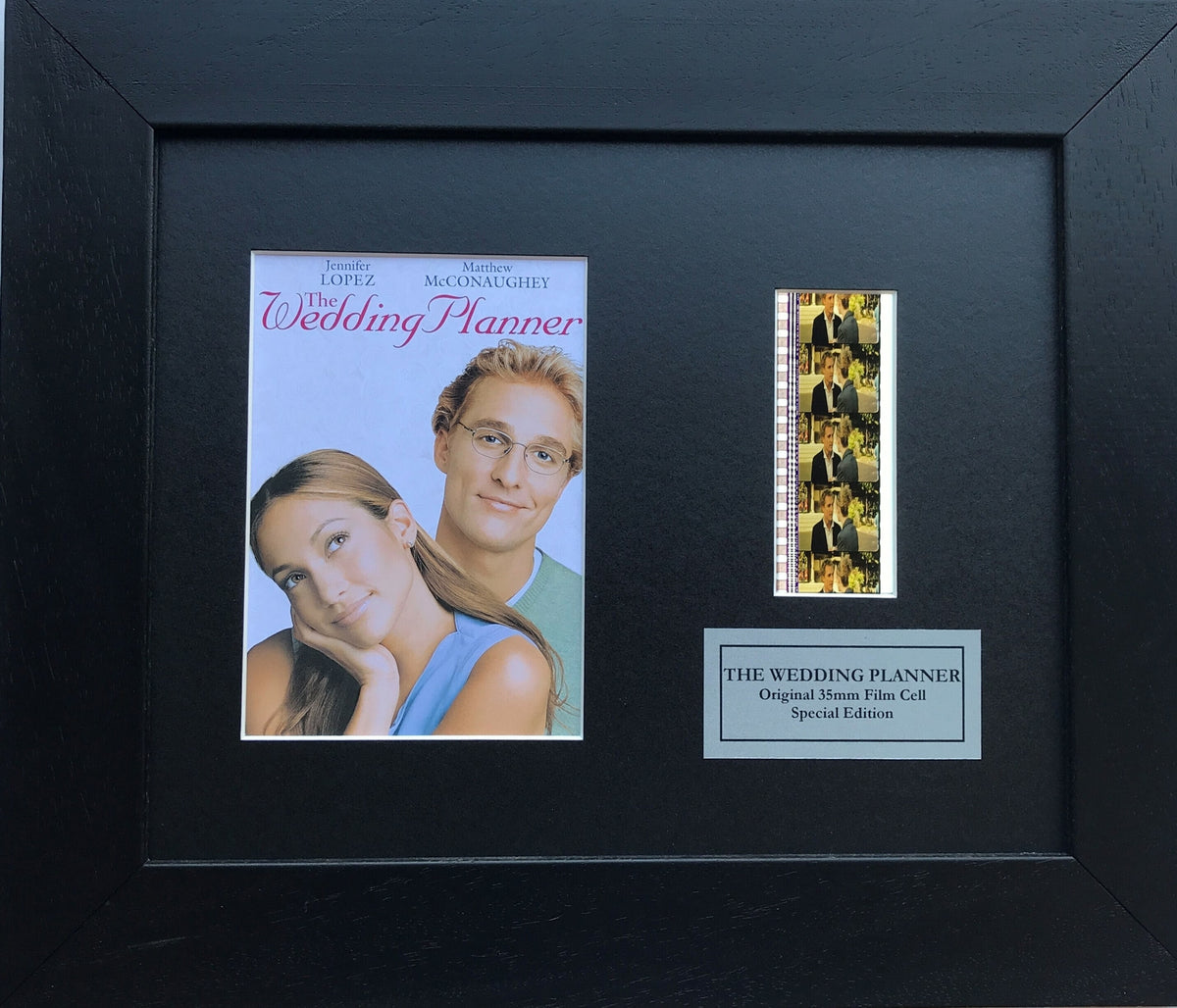 THE WEDDING PLANNER Original 35mm Film Cells set within Quality Wood Frame + COA