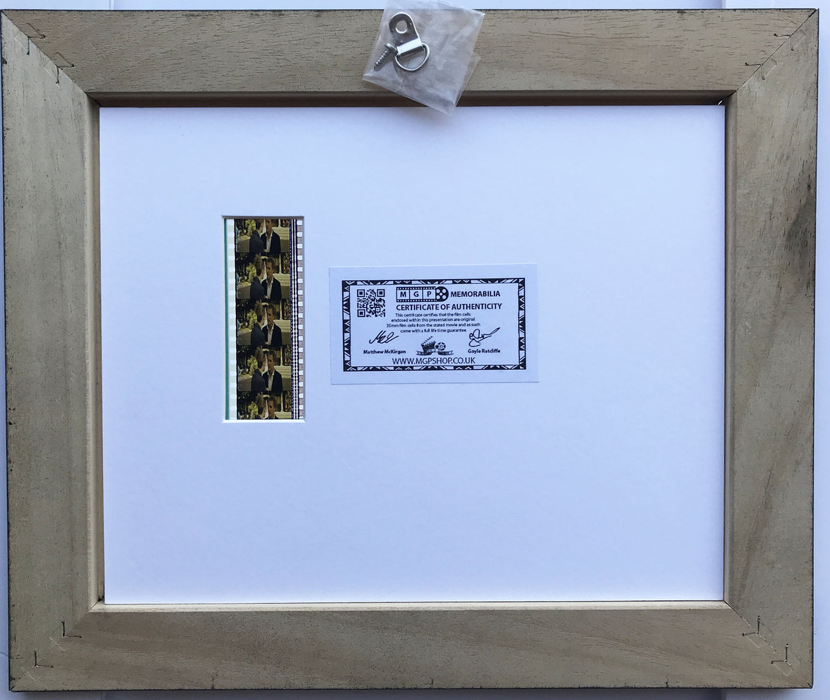 THE WEDDING PLANNER Original 35mm Film Cells set within Quality Wood Frame + COA