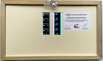 War of The Worlds 1953 & 2005 Original 35mm Film Cells set in Quality Wood Frame