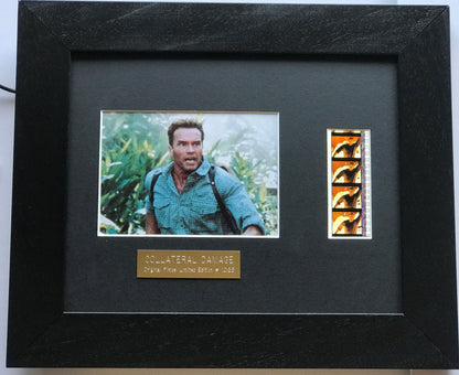 COLLATERAL DAMAGE Original 35mm Film Cells set within Quality Wood Frame + COA