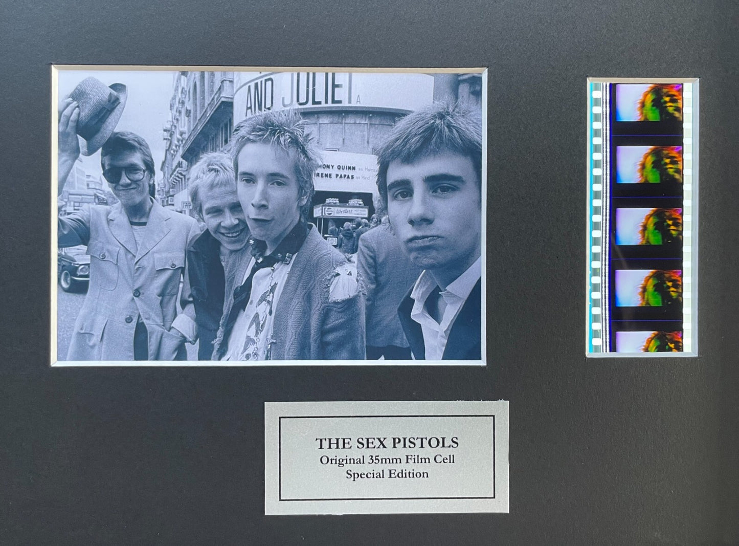 SEX PISTOLS Original 35mm Film Cells set within Quality Wood Frame + COA