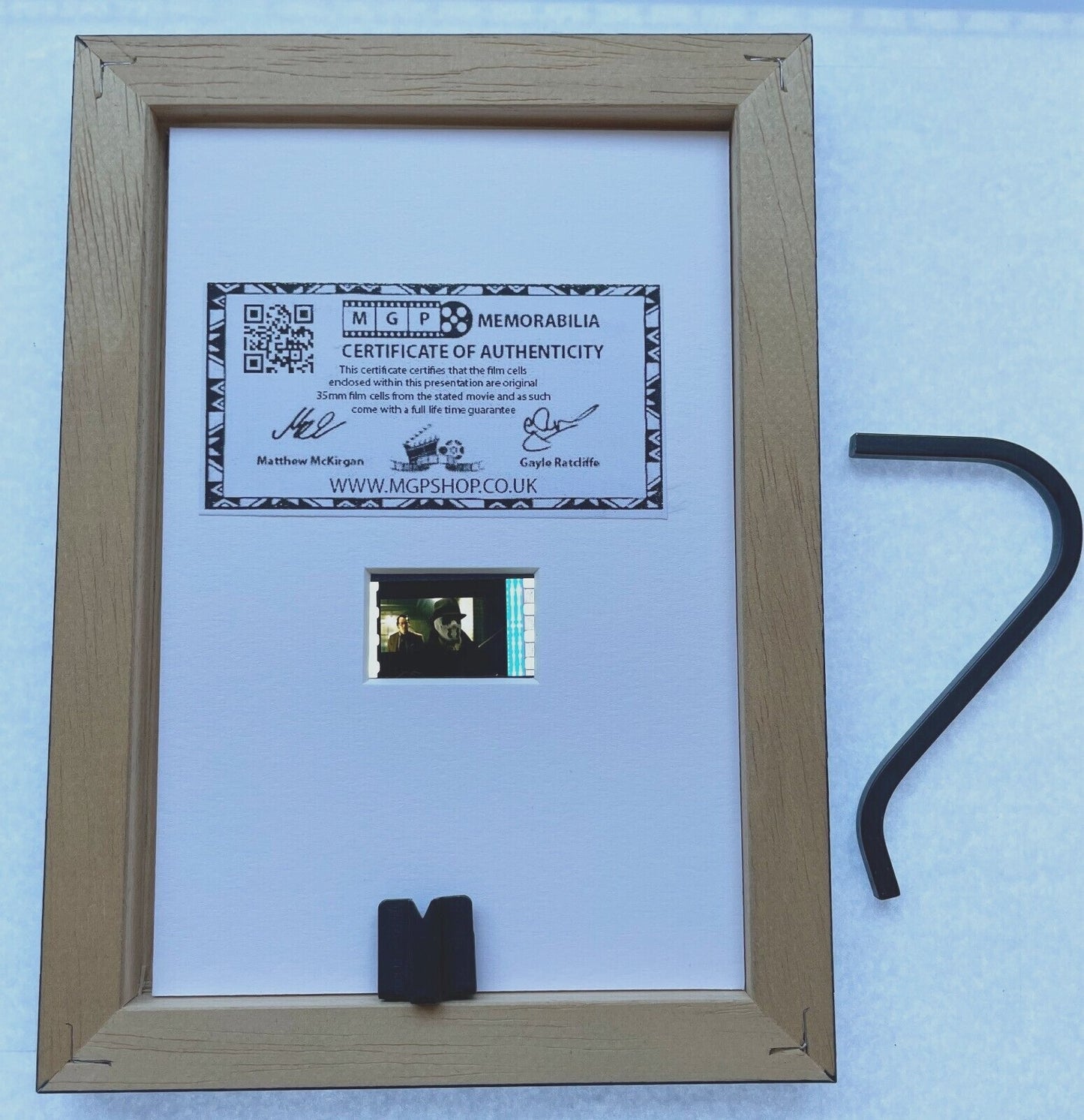 WATCHMEN Original Mini 35mm Film Cells set within Quality Wood Frame + COA