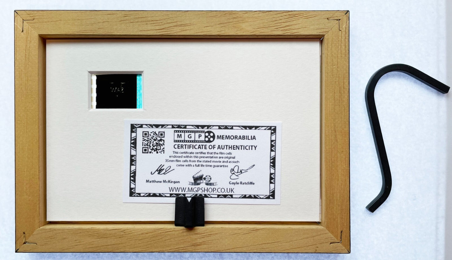 SAW V Original Mini 35mm Film Cells set within Quality Wood Frame + COA