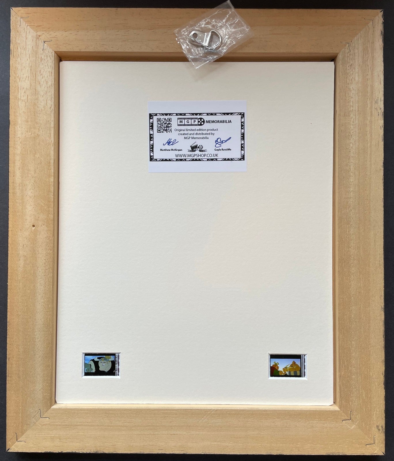 Asterix & The Vikings Original 35mm Film Cells set in Quality Wood Frame + COA