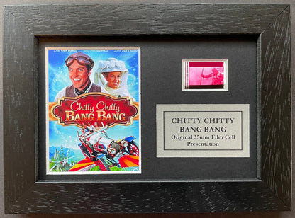 Chitty Chitty Bang Bang Original Mini 35mm Film Cells set in Quality Wood Frame