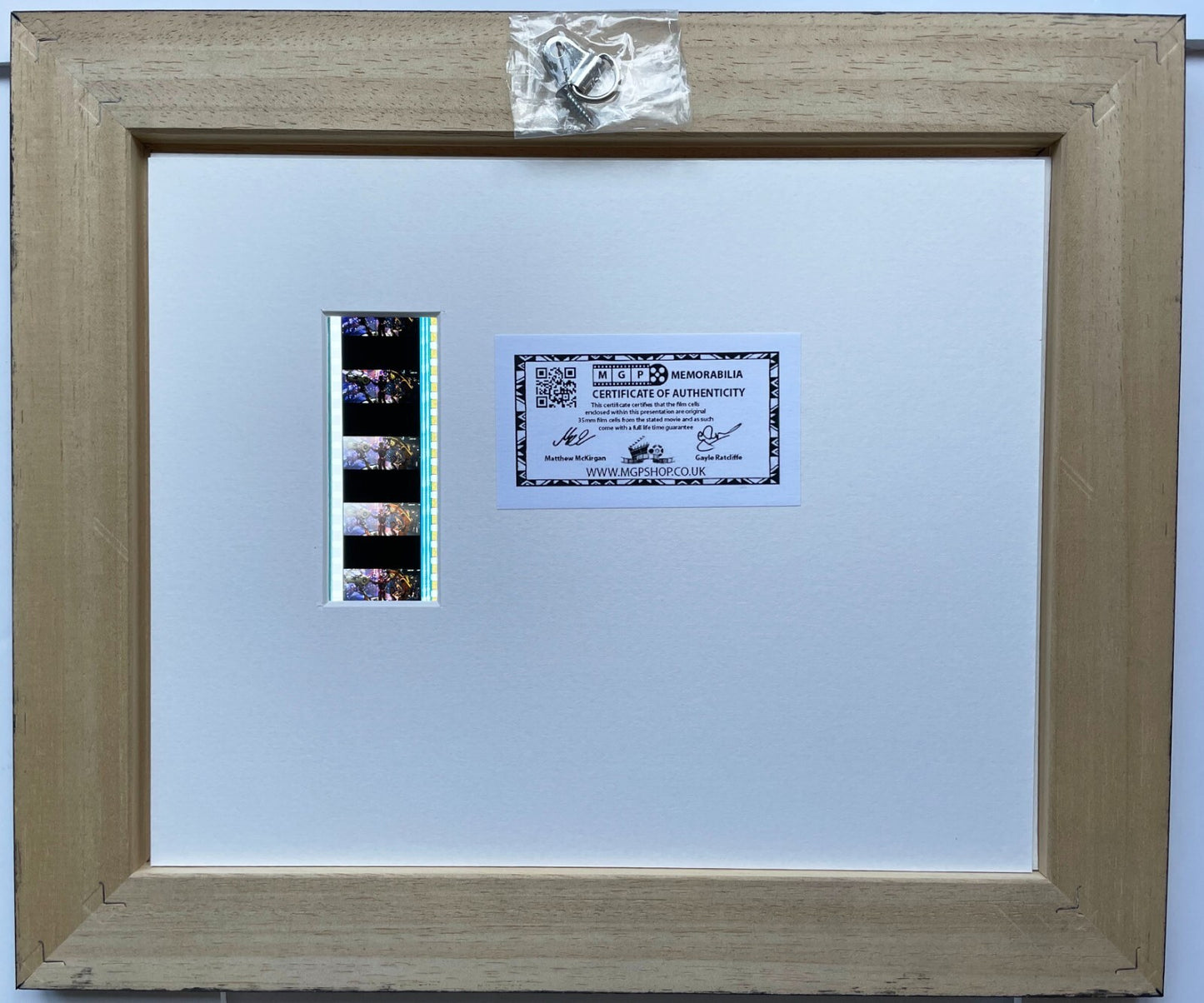 IRON MAN 2 Original 35mm Film Cells set within Quality Wood Frame + COA v1