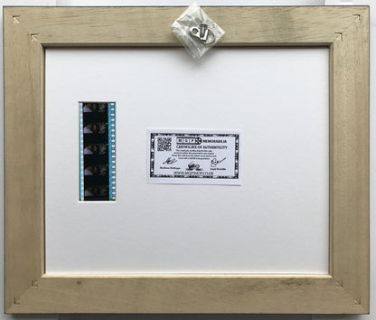 THE TWILIGHT SAGA Signed Repro + Original 35mm Film Cells in Quality Wood Frame