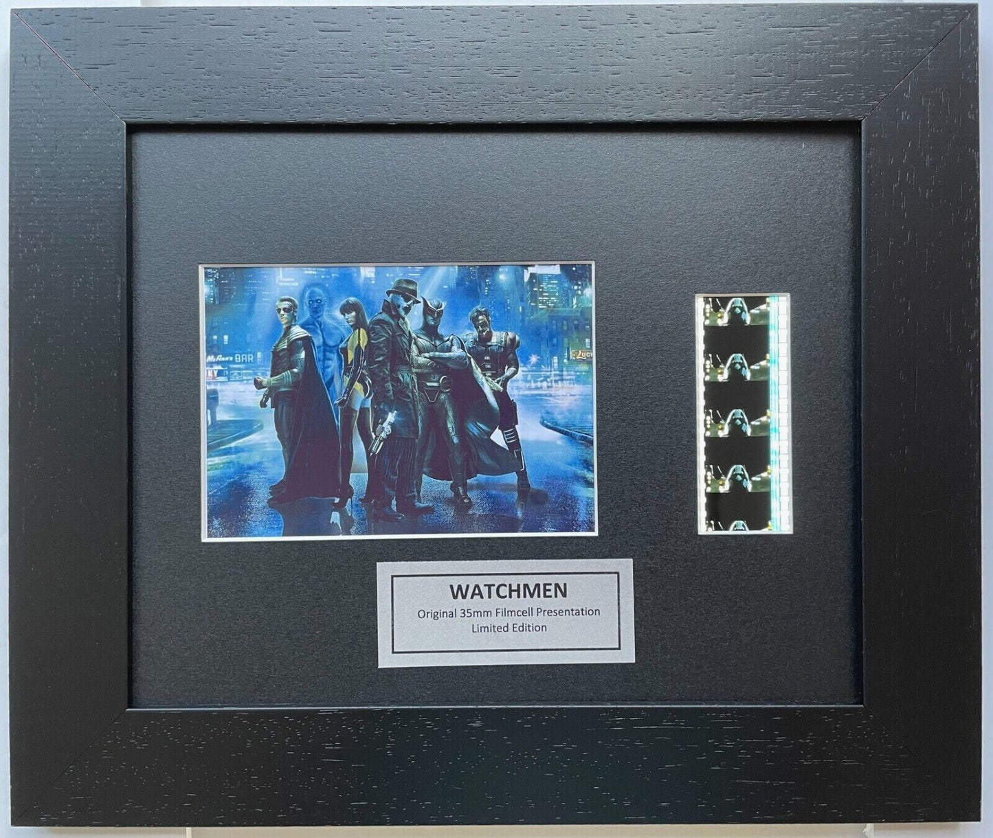 Watchmen of 2009 Original 35mm Film Cells set within Quality Wood Frame + COA v1