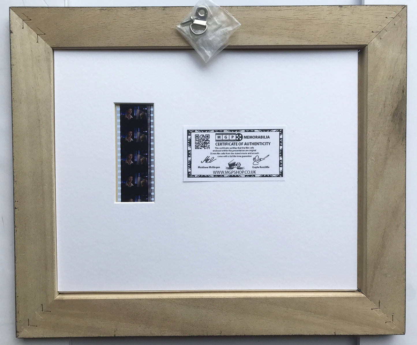 ENTRAPMENT 1999 Original 35mm Film Cells set within Quality Wood Frame + COA