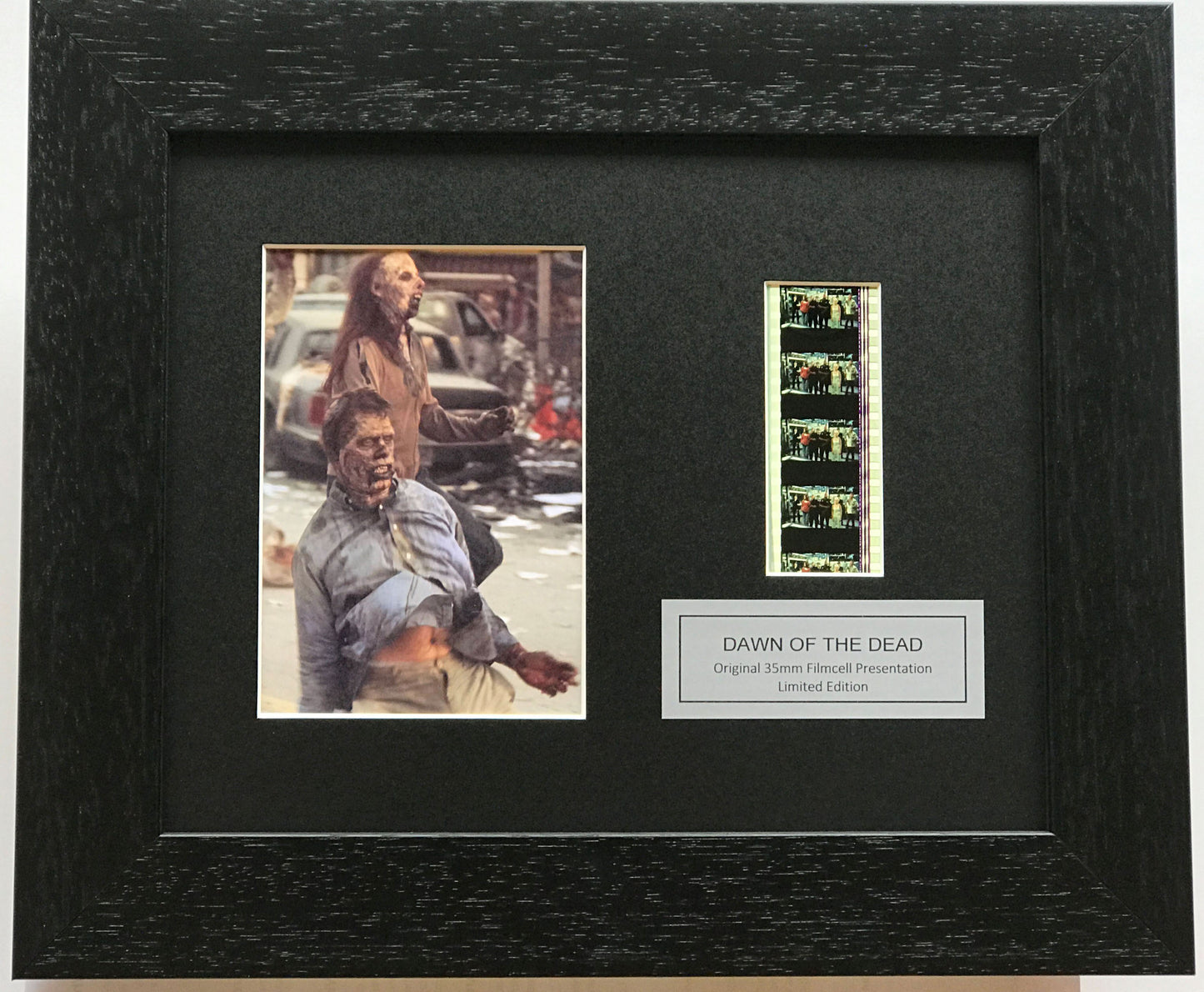 DAWN of THE DEAD Original 35mm Film Cells set within Quality Wood Frame + COA v2