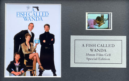 A Fish Called Wanda Original Mini 35mm Film Cell set in Quality Wood Frame + COA