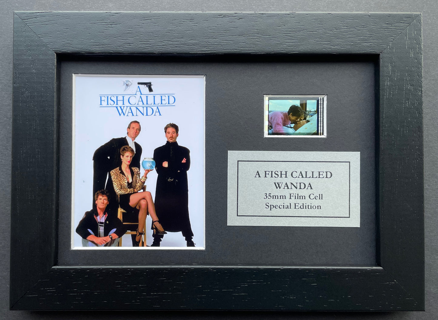 A Fish Called Wanda Original Mini 35mm Film Cell set in Quality Wood Frame + COA