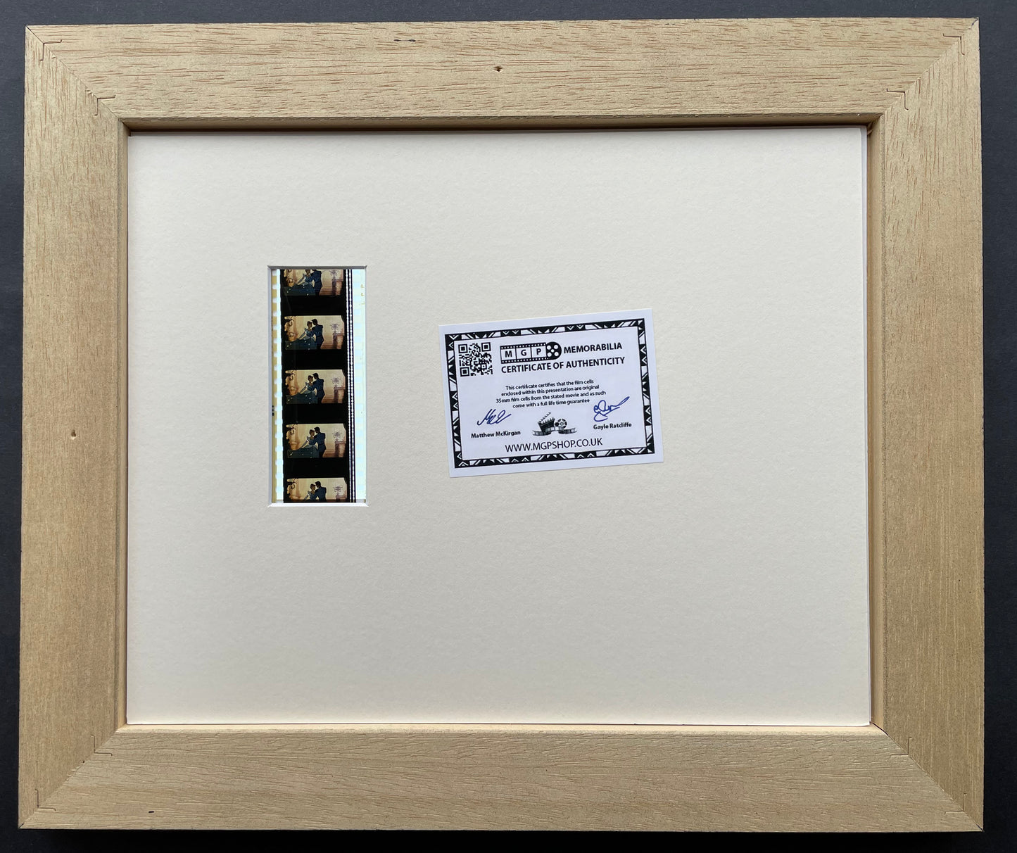 CINDERELLA Original 35mm Film Cells set within Quality Wood Frame + COA