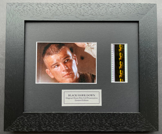 BLACK HAWK DOWN Original 35mm Film Cells set within Quality Wood Frame + COA v2